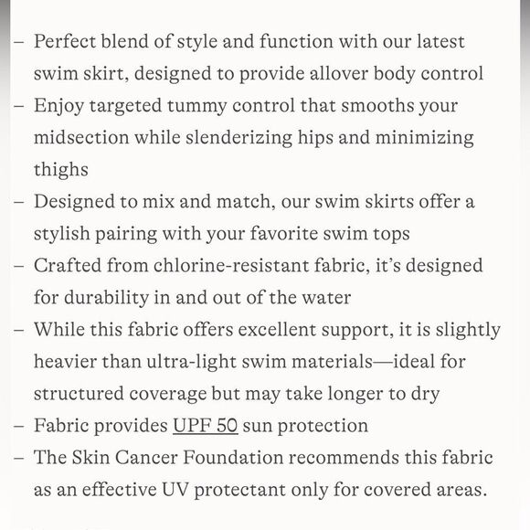 Land's End SlenderSuit fabric Swimsuit skirt emerald white romantic floral 14 - Picture 7 of 7